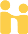 Handshake icon med yellow