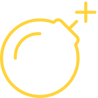 bomb threat icon