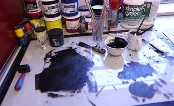 Photo of paint and supplies