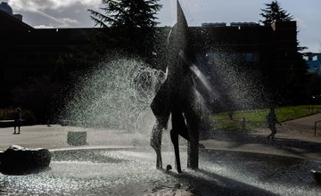 Sculpture with Fountain