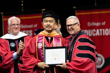 Daniel Fernandez Tamayo, '24, Hunthausen Award Winner and Valedictorian