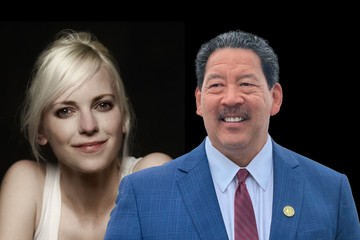 Anna Faris and Bruce Harrell SU Commencement Speakers