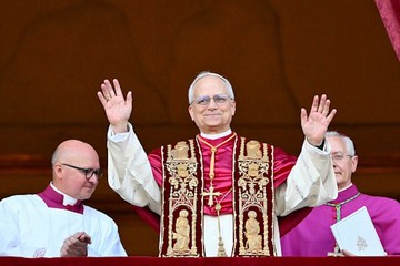 Welcoming Pope Leo XIV