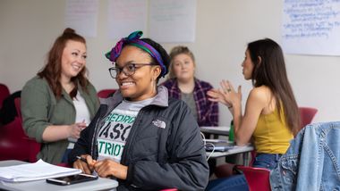 Students in class