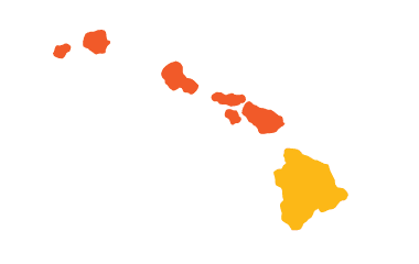 Hawaii map