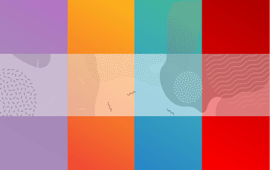 Abstract image with four blocks of color