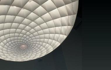 Photo of Scandinavian-style circular lamp