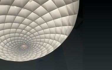 Photo of Scandinavian-style circular lamp