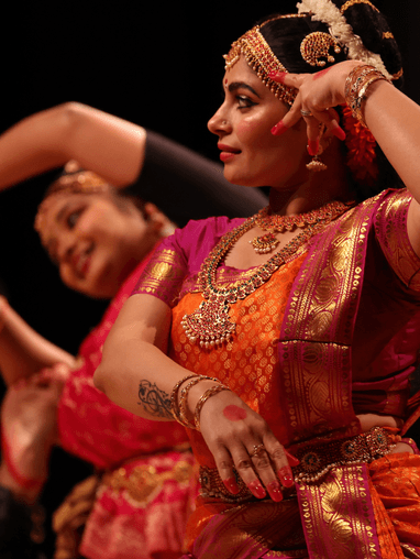 Dancer performing on stage at India Culture Week