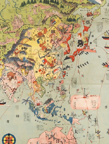 Colorful world map