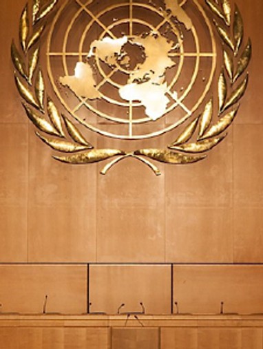 Wall inside of a congress