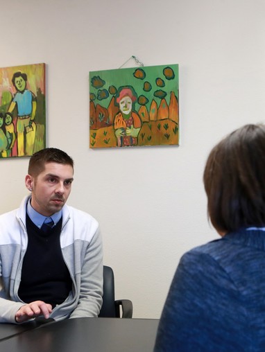 A discussion between two students