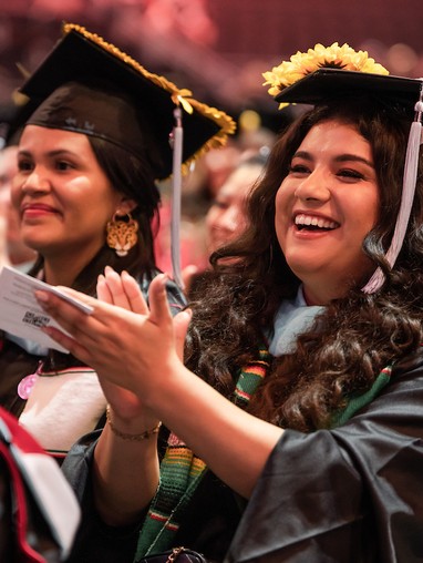 Graduates at the 2023 graduate ceremony.