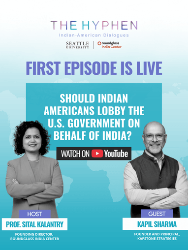 Promo showing host and guest for episode 1