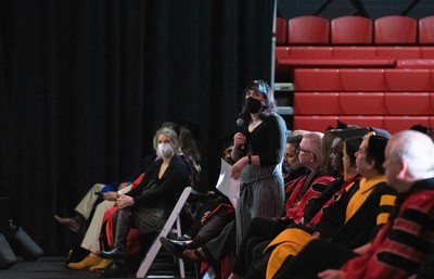 University community members asking questions.
