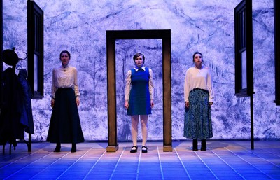 Theatre students performing dolls house