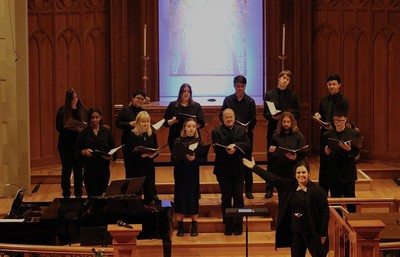 Photo of choir performing