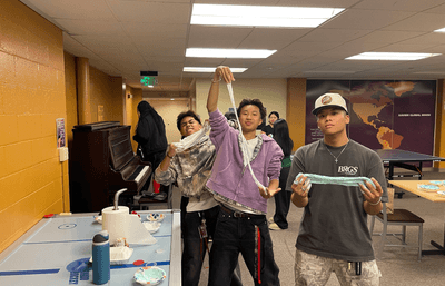 Xavier residents make slime for de-stressing event Fall 2025