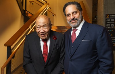 Portrait of Dr. Norward Brooks and President Peñalver