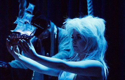 Theater student performing Tempest