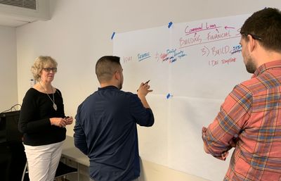 Jones Progress team planning session