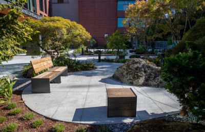 Kubota Legacy Gardens in the Sinegal Center courtyard