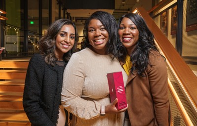 Keisha Jackson and friends at alumni awards