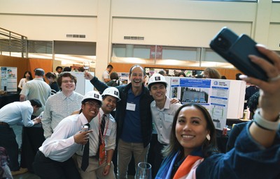 Students pose for Projects Day