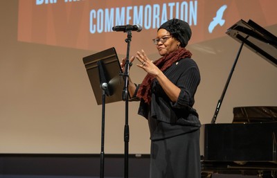 Image of VP Natasha Martin at the 2026 MLK Commemoration