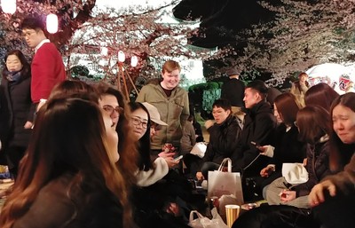 Photo of students in Japan
