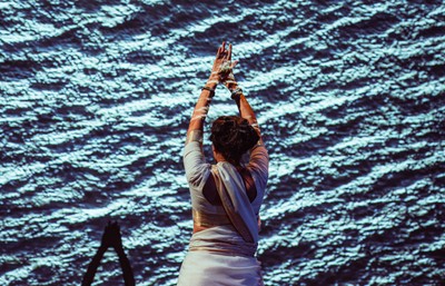 Photo of water still from Doshi performance