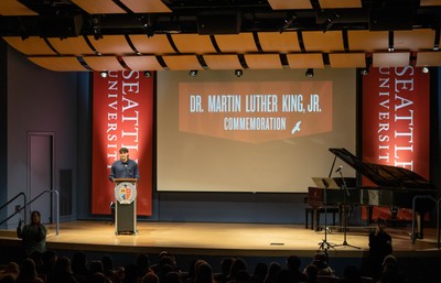 Image of Executive Coordinator, Joseph Dyer at 2026 MLK Commemoration