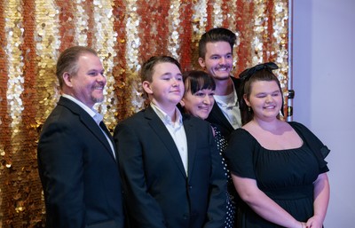 People taking a group photo