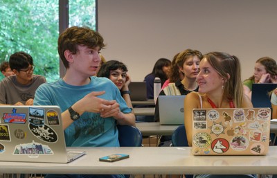 Students in class
