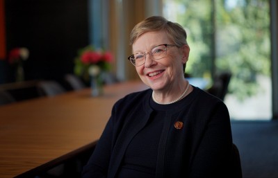 President Maura Mast smiling