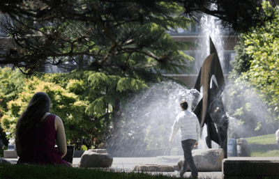 Student at First Hill Campus