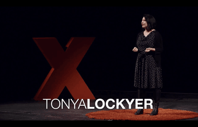 Tonya Lockyer on stage