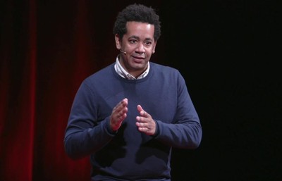 James Miles during TedX talk