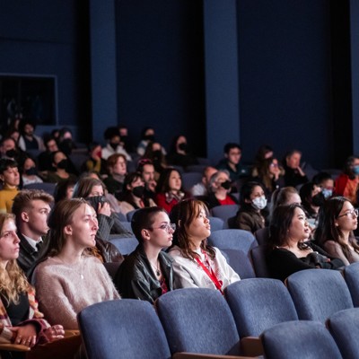 Audience at Sharon Suh's red talk