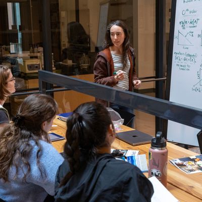 Dr. Frato teaching students