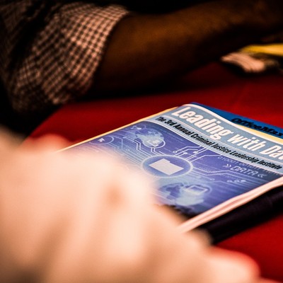 cover of research journal on table