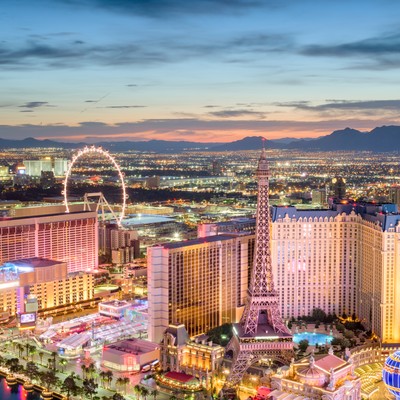 Las Vegas city at night