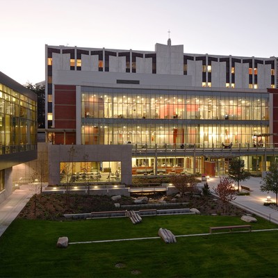 The Lemieux Library on campus