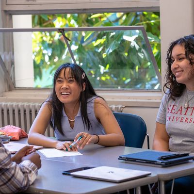 Students in classroom