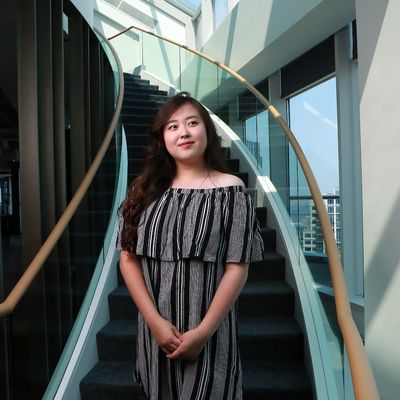 Phoebe Kim, a senior communications and media major at SU