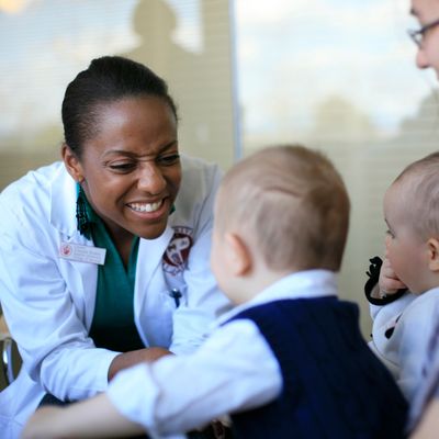 Nurse Talks to Children
