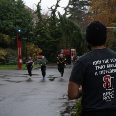 Seattle university rotc veterans day run photo