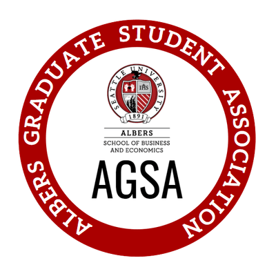 Albers Graduate Student Association logo