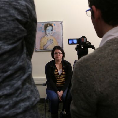 Students Practicing Film Lighting