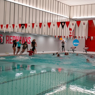 swimming pool facility at the recreation center